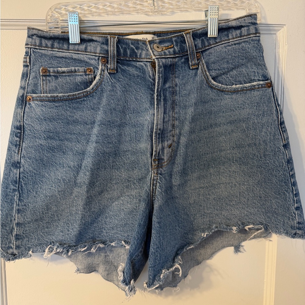 Abercrombie & Fitch Light Blue Denim Jean Shorts